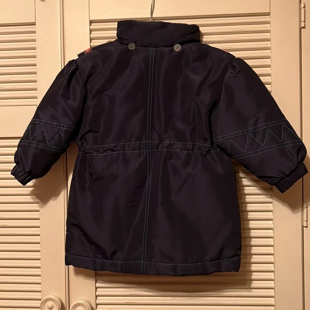 KIDS & MORE. Jacket with Detachable Faux Fur Trimmed Hood - Picture 2 of 7